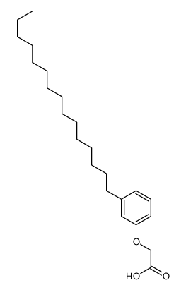 2-(3-十五烷基苯氧基)乙酸 结构式