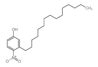 4-硝基-3-十五烷基苯酚 结构式