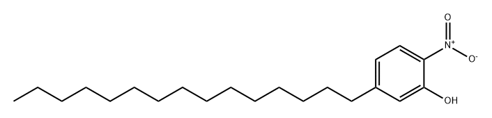Phenol, 2-nitro-5-pentadecyl- 结构式