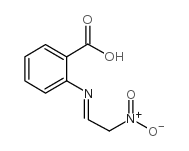 2-(2-硝基亚乙基氨基)苯甲酸 结构式