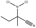 2-(二氯氨基)-2-甲基丁腈 结构式