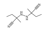 2,2'-(肼-1,2-二基)双(2-甲基丁腈) 结构式