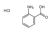 2-氨基苯甲酸盐酸盐 结构式