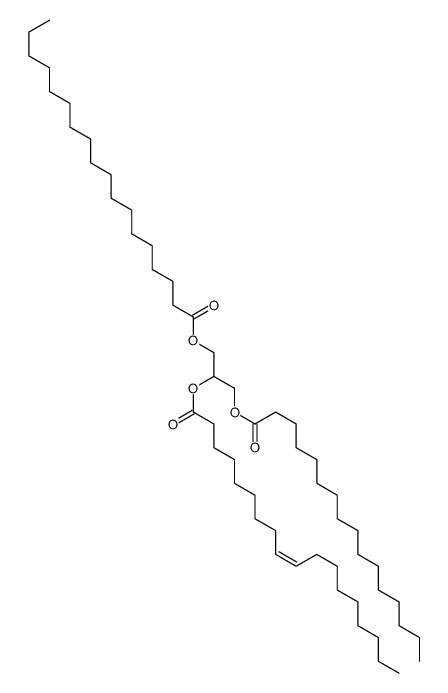 1-棕榈酰基-2-油酰基-3-硬脂酰基-外消旋甘油 结构式
