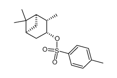 Bicyclo[3.1.1]heptan-3-ol, 2,6,6-trimethyl-, 3-(4-methylbenzenesulfonate), (1S,2R,3S,5R)- 结构式