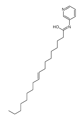 N-3-吡啶基-(9Z)-9-十八碳烯酰胺 结构式