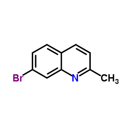 7-溴-2-甲基喹啉 结构式