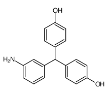 4,4'-[(3-氨基苯基)亚甲基]双苯酚 结构式