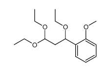 1-甲氧基-2-(1,3,3-三乙氧基丙基)苯 结构式
