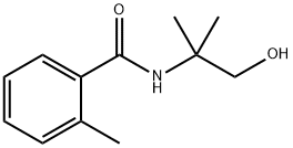 N-(2-羟基-1,1-二甲基乙基)-2-甲基苯甲酰胺 结构式