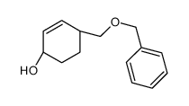 2-Cyclohexen-1-ol, 4-[(phenylmethoxy)methyl]-, (1R,4S)- 结构式