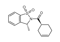 Methanone, (1S)-3-cyclohexen-1-yl[(3R)-3-methyl-1,1-dioxido-1,2-benzisothiazol-2(3H)-yl]- 结构式