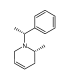 Pyridine, 1,2,3,6-tetrahydro-2-methyl-1-[(1R)-1-phenylethyl]-, (2R)- 结构式