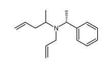 Benzenemethanamine, α-methyl-N-(1-methyl-3-buten-1-yl)-N-2-propen-1-yl-, (αR)- 结构式