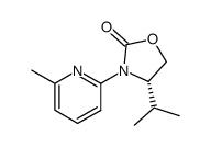 (4S)-4-异丙基-3-(6-甲基-2-吡啶基)-2-恶唑烷酮 结构式