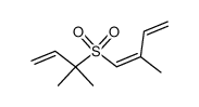 1,3-Butadiene, 1-[(1,1-dimethyl-2-propenyl)sulfonyl]-2-methyl-, (Z)- (9CI) 结构式