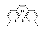 Pyridine, 3,3'-(1Z)-1,2-ethenediylbis[2-bromo-6-methyl- 结构式
