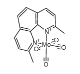 四羰基(2,9-二甲基-1,10-菲咯啉)合钼 结构式