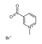1-甲基-3-硝基吡啶鎓溴盐 结构式