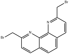 2,9-双(溴甲基)-1,10-菲罗啉 结构式