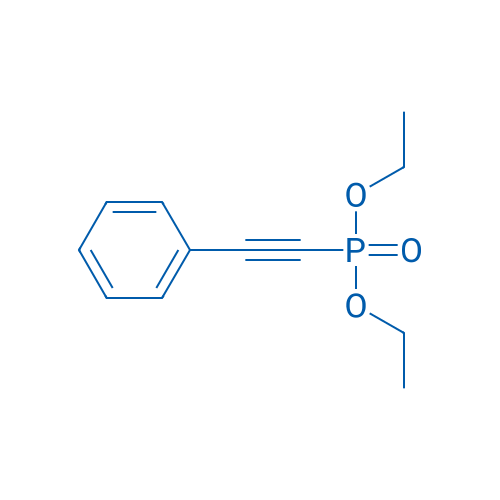 diethyl (phenylethynyl)phosphonate 结构式