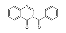 3-Benzoyl-1,2,3-benzotriazin-4(3H)-one 结构式