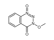 1,2,3-Benzotriazin-4(3H)-one, 3-methoxy-, 1-oxide 结构式