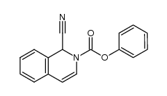 2(1H)-Isoquinolinecarboxylic acid, 1-cyano-, phenyl ester 结构式