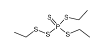 Phosphoro(dithioperoxo)trithioic acid, triethyl ester (9CI) 结构式