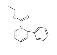 4-甲基-2-苯基-2H-吡啶-1-羧酸乙酯 结构式