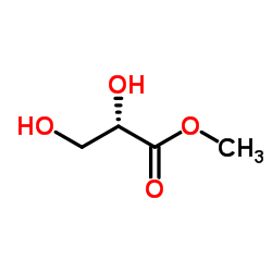 (S)-2,3-二羟基丙酸甲酯 结构式