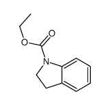 1-吲哚啉羧酸乙酯 结构式