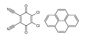 4,5-二氯-3,6-二氧代-1,4-环己二烯-1,2-二腈 芘复合物(1:1) 结构式