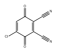 4-氯-3,6-二氧代-1,4-环己二烯-1,2-二腈 结构式