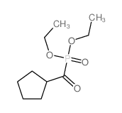 环戊基甲酰基膦酸二乙酯 结构式