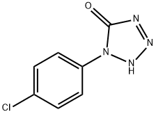 1-(4-氯苯基)-4,5-二氢-1H-1,2,3,4-四唑-5-酮 结构式