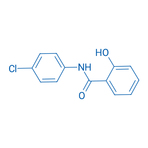 N-(4-氯苯基)-2-羟基苯甲酰胺 结构式