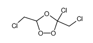 3-氯-3,5-双(氯甲基)-1,2,4-三氧杂环戊烷 结构式