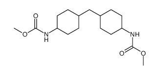 methyl N-[4-[[4-(methoxycarbonylamino)cyclohexyl]methyl]cyclohexyl]carbamate 结构式