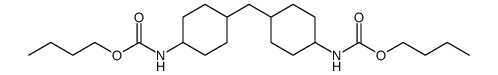 Carbaminsure, (Methyldi-4,1 cyclohexandiyl)bis-, butylester 结构式
