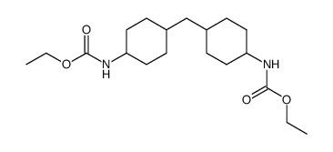 ethyl N-[4-[[4-(ethoxycarbonylamino)cyclohexyl]methyl]cyclohexyl]carbamate 结构式