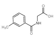 3-甲基马尿酸 结构式