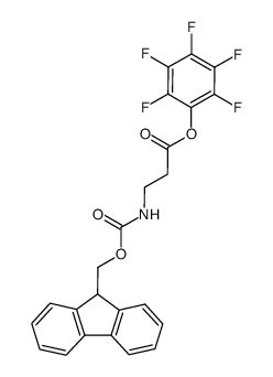 Fmoc-β-丙氨酸五氟苯酚酯 结构式
