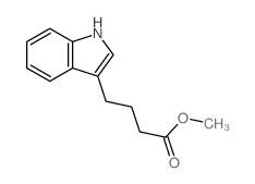 3-吲哚丁酸甲酯 结构式