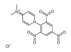4-二甲氨基-1-(2,4,6-三硝基苯基)吡啶鎓氯化物 结构式