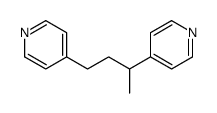 Pyridine, 4,4'-(1-methyl-1,3-propanediyl)bis- (9CI) 结构式
