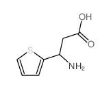 3-氨基-3-(2-噻吩基)丙酸 结构式