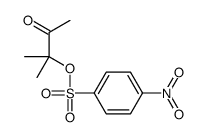 Benzenesulfonic acid, 4-nitro-, 1,1-dimethyl-2-oxopropyl ester 结构式