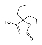 5,5-二丙基-2,4-恶唑烷二酮 结构式