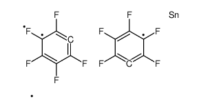 DIMETHYLBIS(PENTAFLUOROPHENYL)TIN 结构式